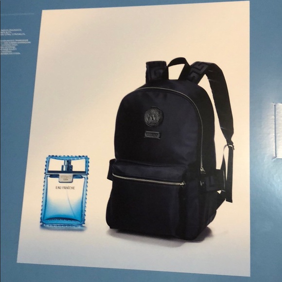 macy's versace backpack